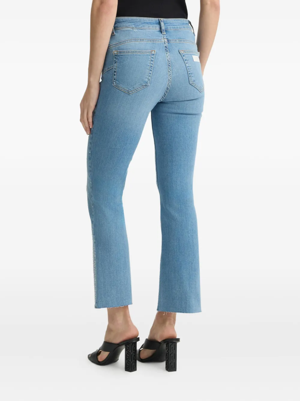 LIU JO Jeans met stras Blauw