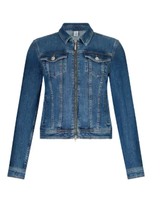 Denim jacket with chain detailing colour Blue denim | Liu Jo