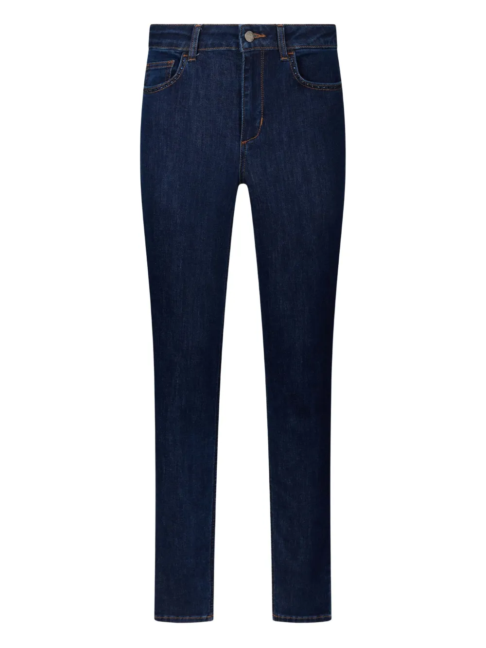 high-rise skinny jeans