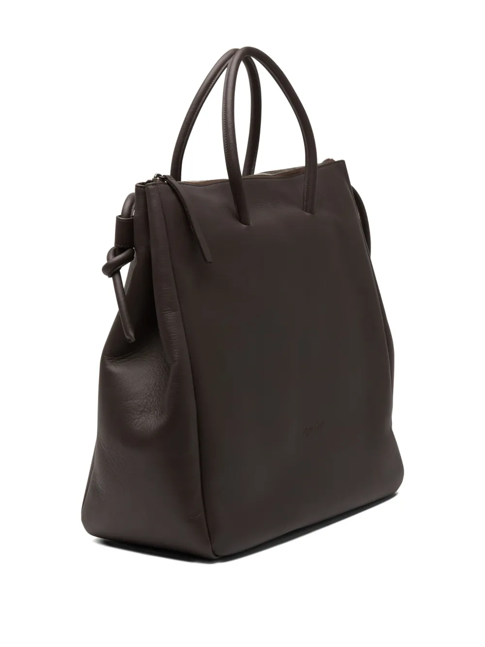 Marsèll leather tote bag - Bruin