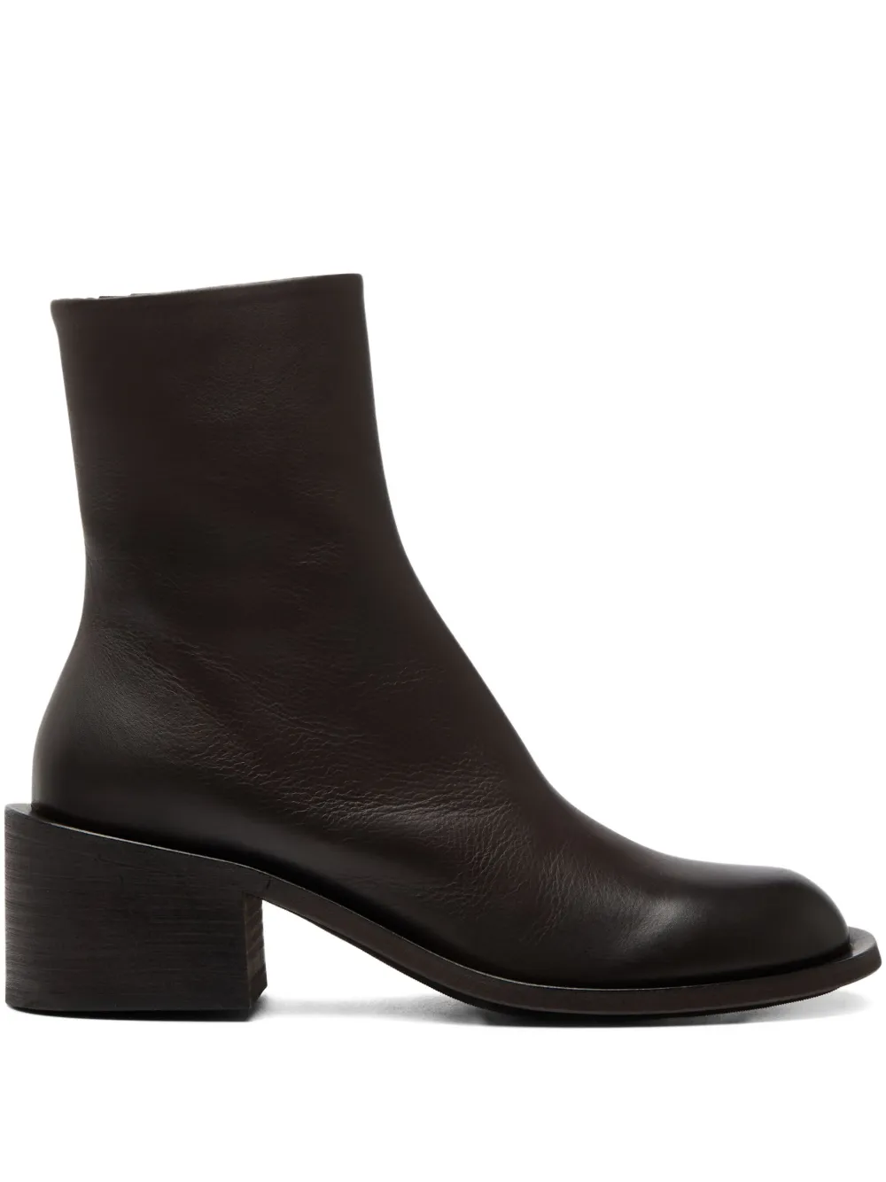 Marsèll 60mm leather ankle boots Brown