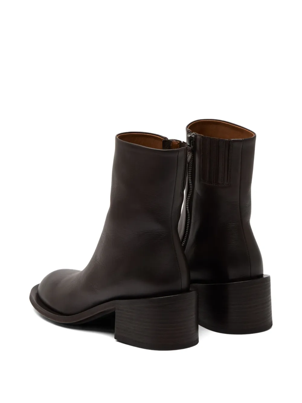 Marsèll 60mm leather ankle boots Brown