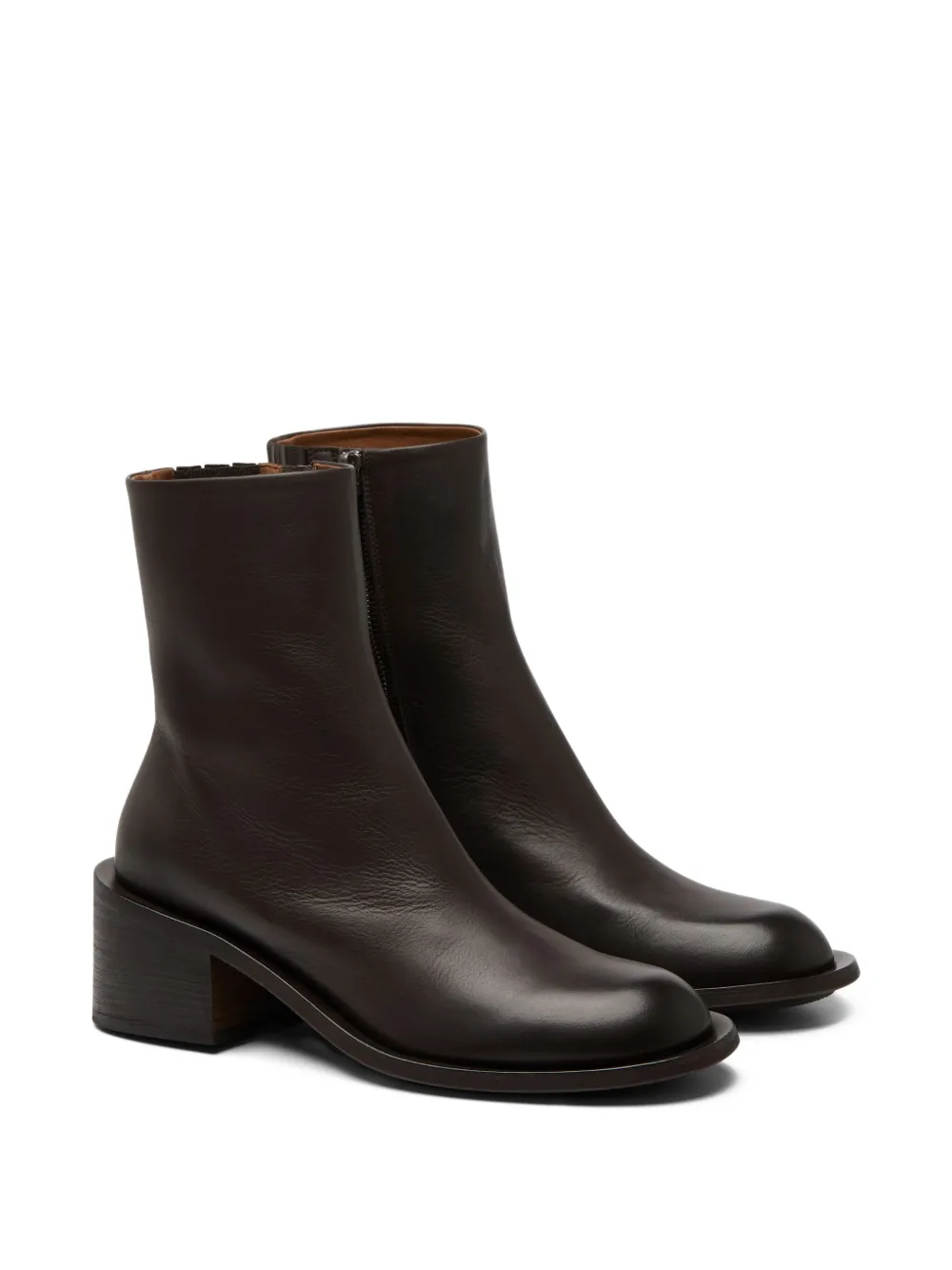 Marsèll 60mm leather ankle boots Brown