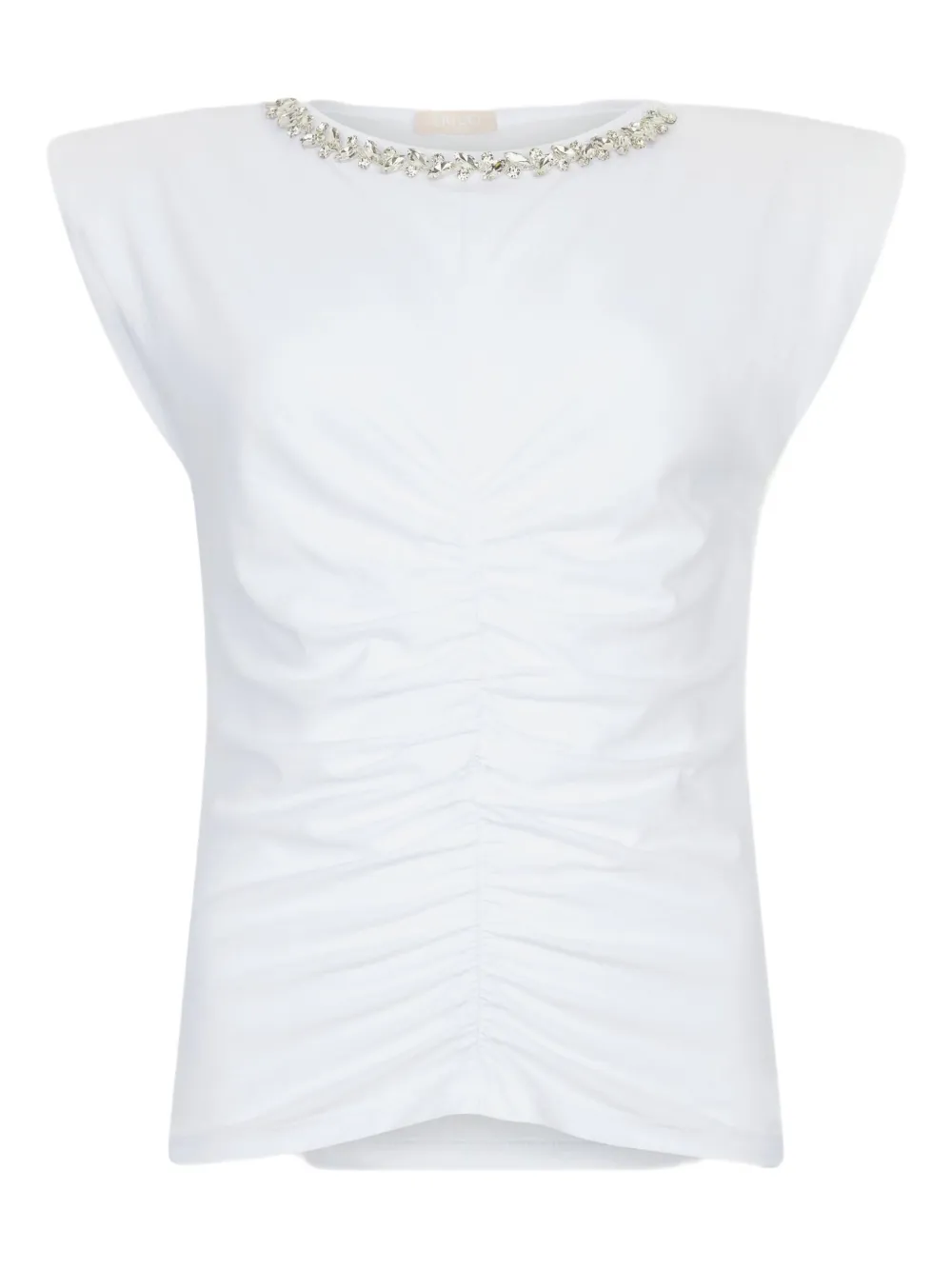 LIU JO playera con detalles de strass | blanco | Image 1
