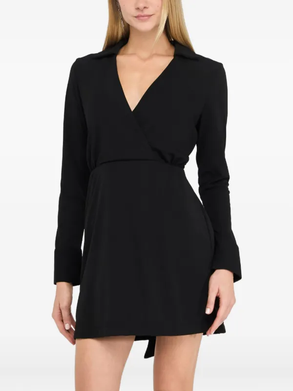 LIU JO Jurk Met V-hals Zwart FARFETCH NL