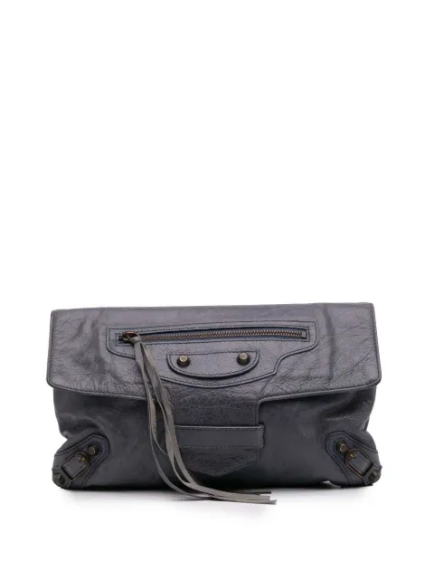Balenciaga Pre-Owned 2015 Lambskin Motocross Classic City clutch bag