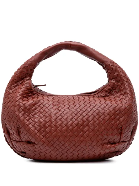 Bottega Veneta Pre-Owned شنطة هلالية 'بيلي' متوسطة جلد لين بتصميم إنترشياتو 2012-2024