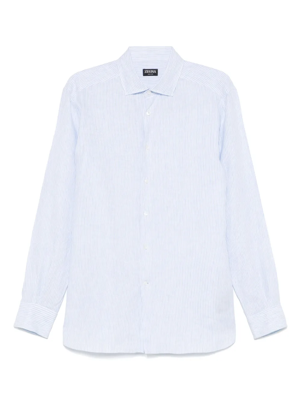 Zegna camisa de lino | azul | Image 1