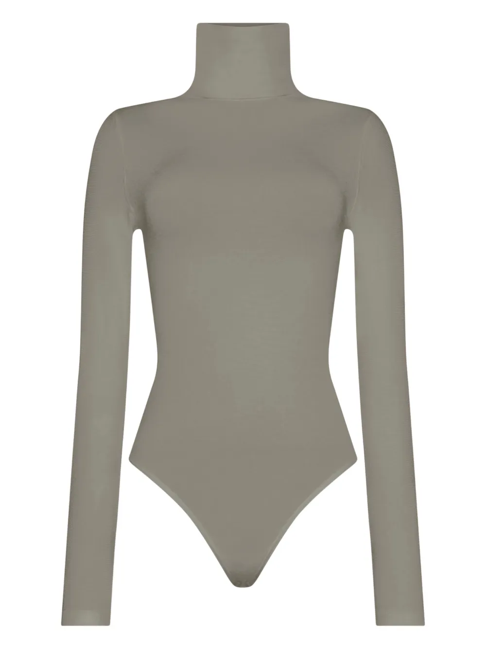 Wolford Colorado body met col en lange mouwen - Grijs