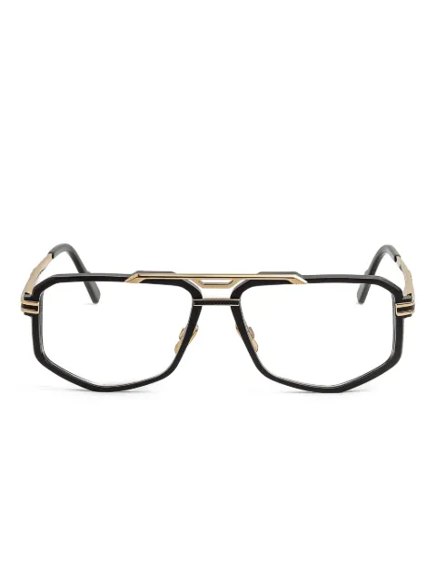 Cazal geometric metal-frame glasses