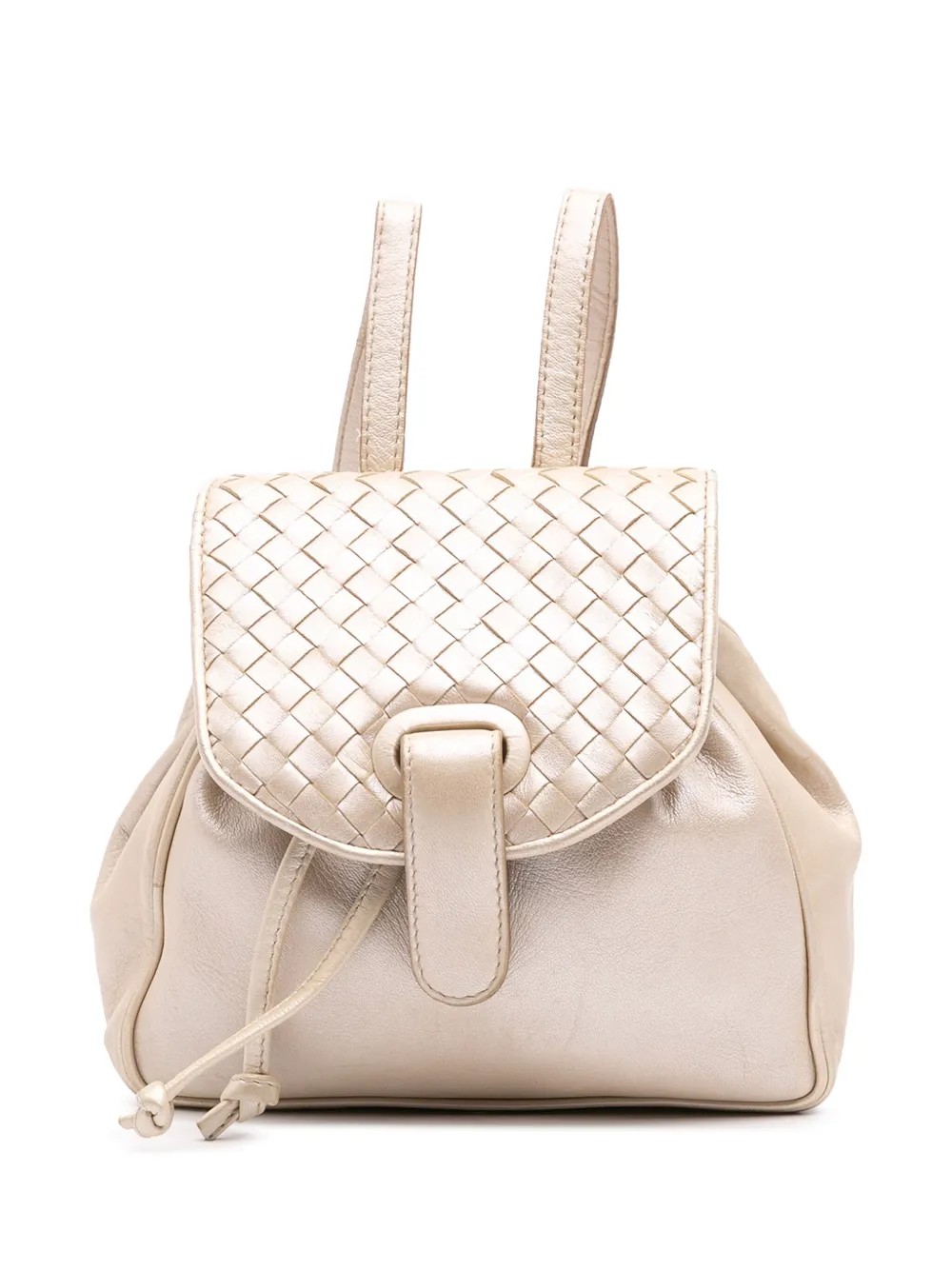 Bottega Veneta Pre-Owned 20th Century Small Intrecciato Trimmed Bottega Veneta Pre-Owned 20th Century Small Intrecciato Trimmed