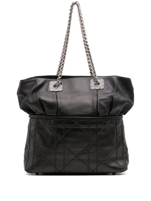 Christian Dior Pre-Owned 2011 Lambskin Cannage So Dior Chain tote bag