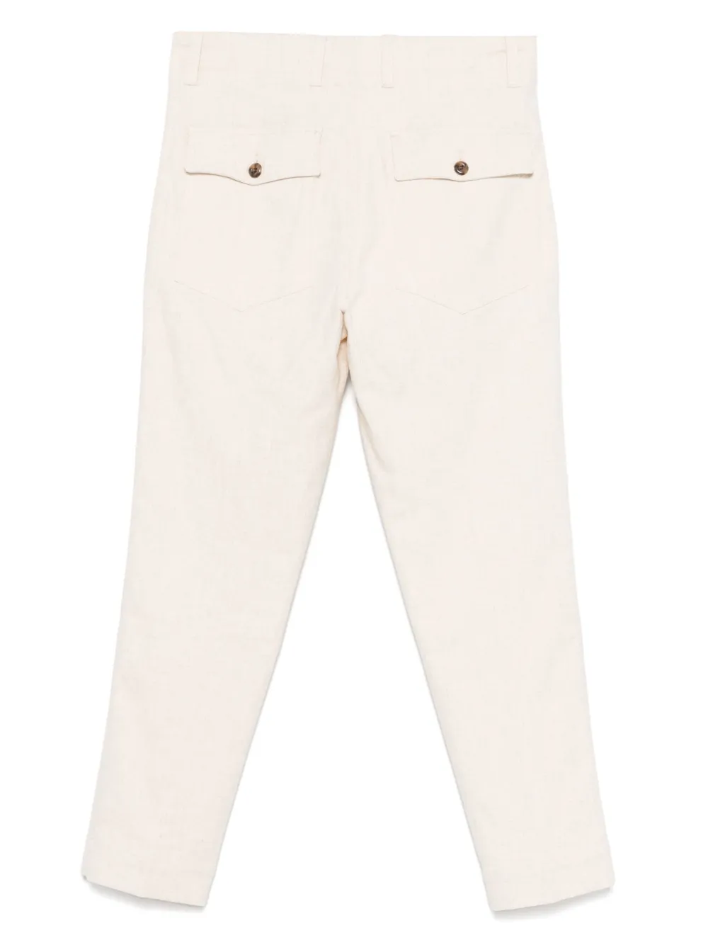 Myths logo-tag trousers - Beige