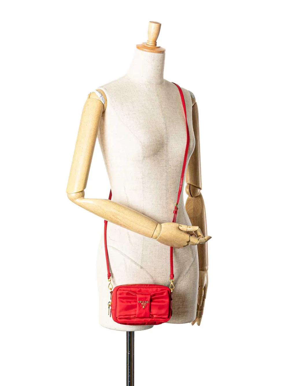 Prada Pre-Owned 2013-2024 Tessuto Fiocco Bow Camera Bag crossbody bag | Pre-Owned | Image 2
