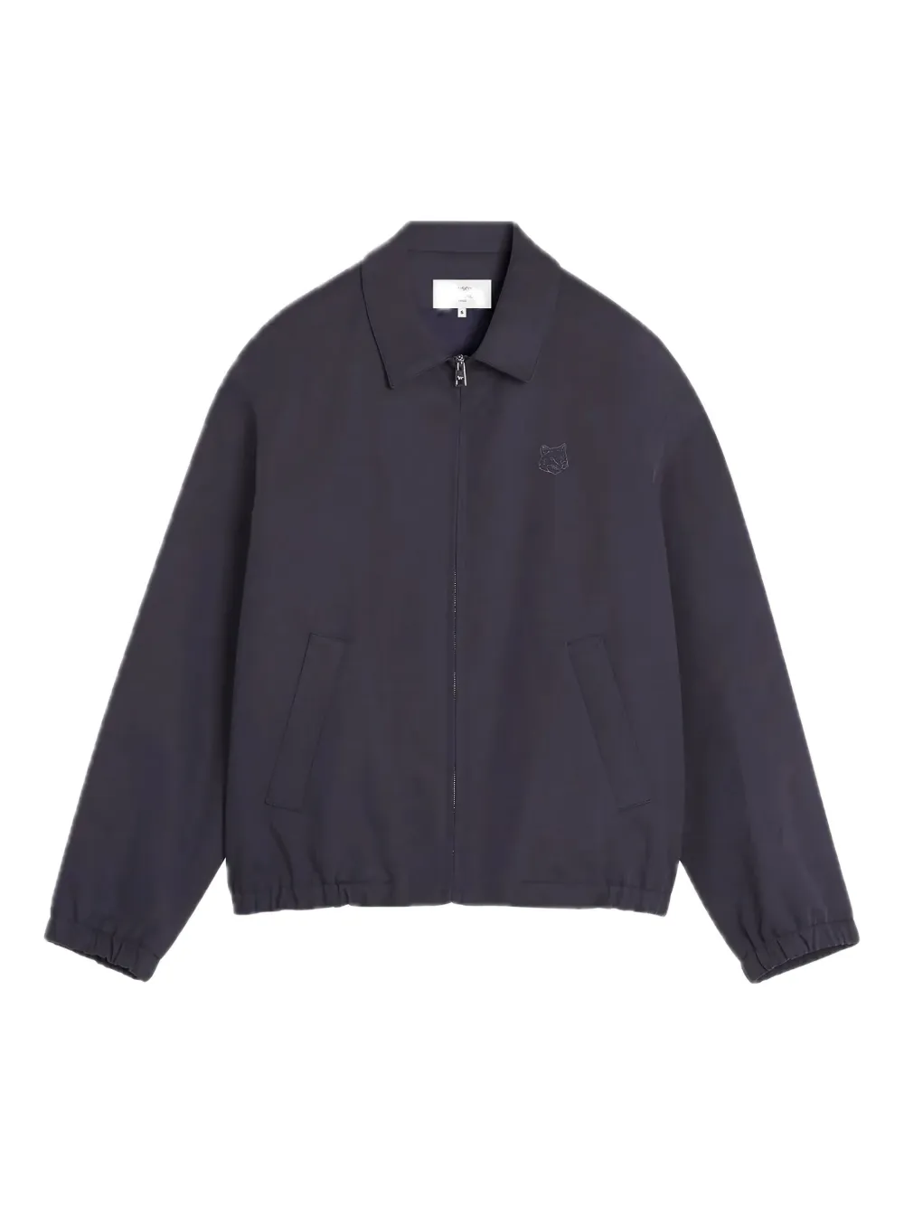 Maison Kitsuné Jack met geborduurde vos en trekkoord Blauw