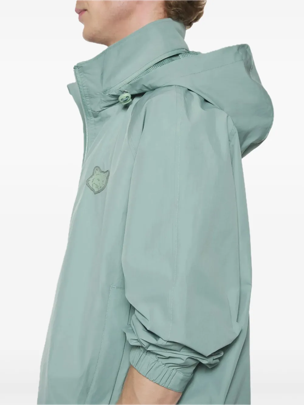 Maison Kitsuné Jack met rits Groen