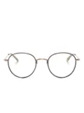 Garrett Leight round-frame glasses - Brown