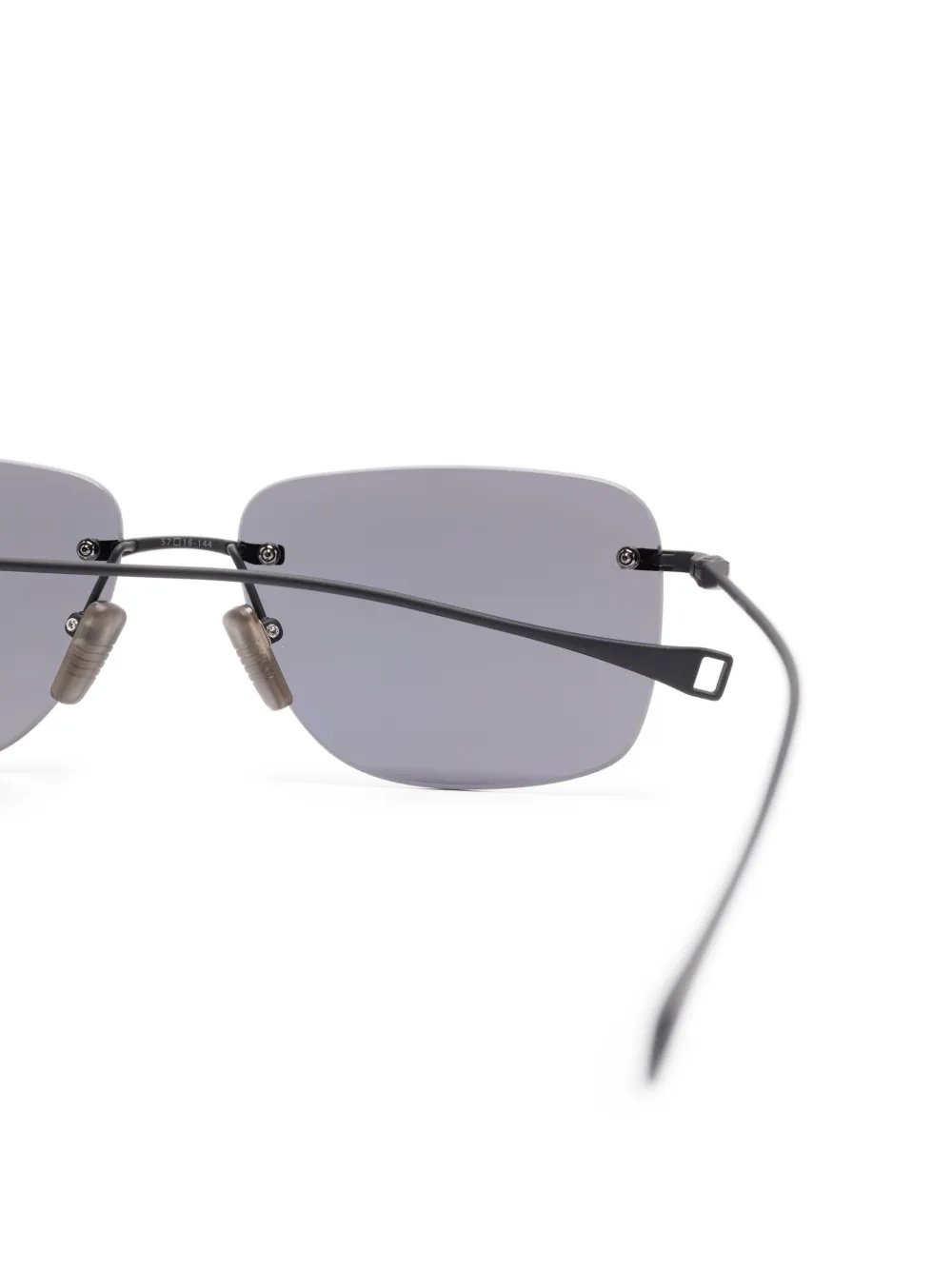 Dita Eyewear Zonnebril met vierkant montuur Zwart
