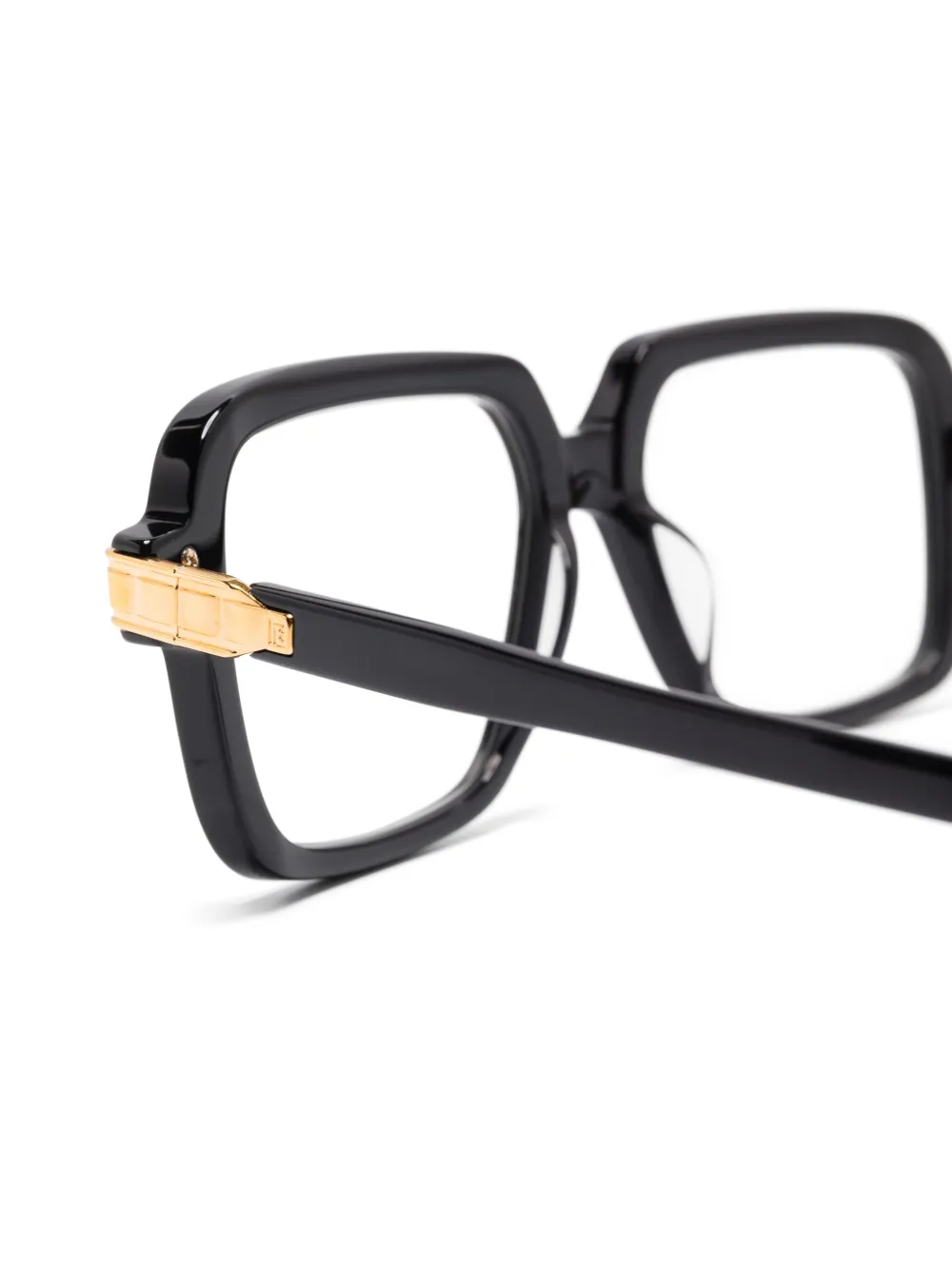 Balmain Eyewear Bril met gegraveerd logo Zwart