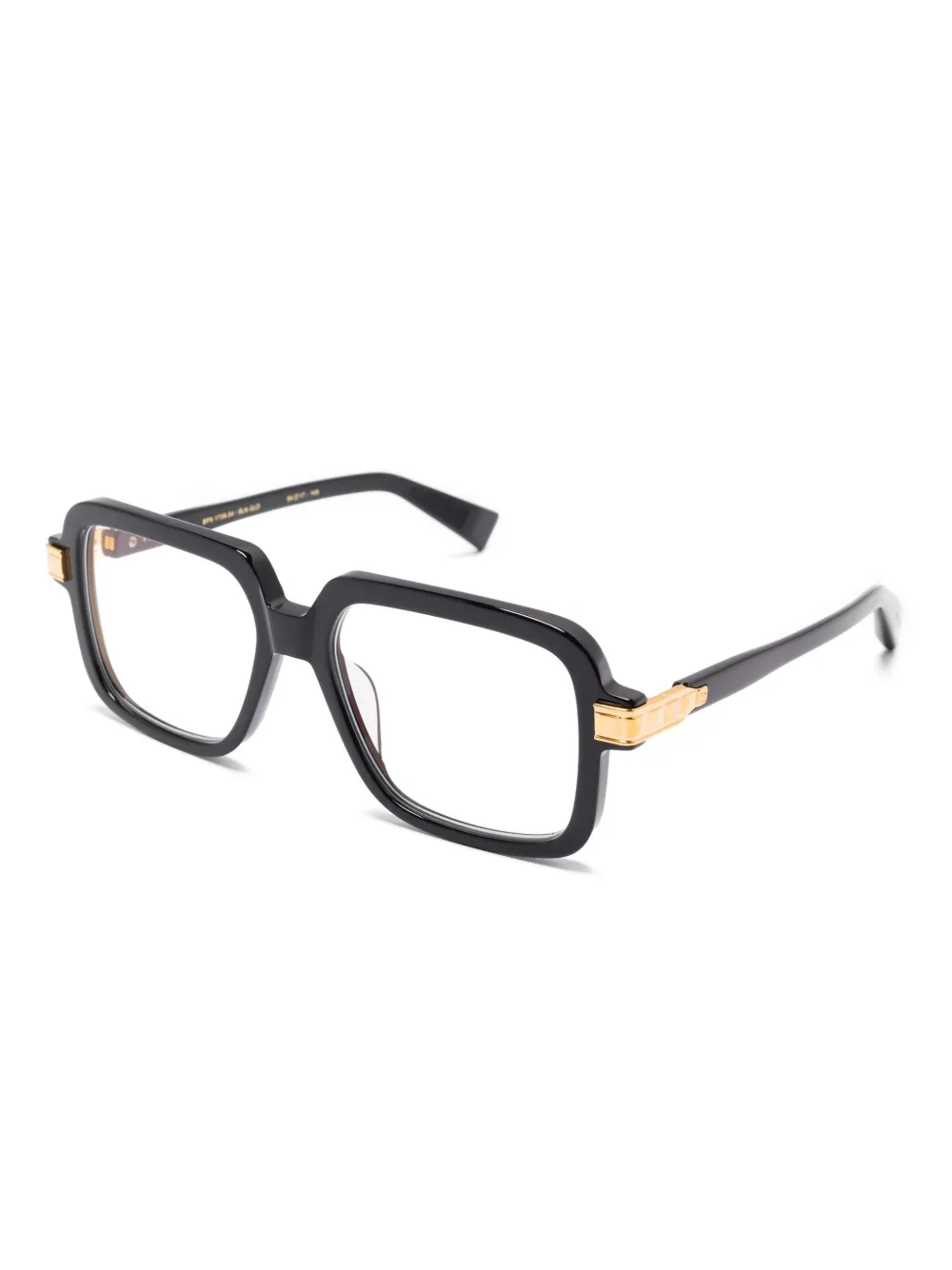 Balmain Eyewear lunettes de vue à logo gravé | Homme | Image 2