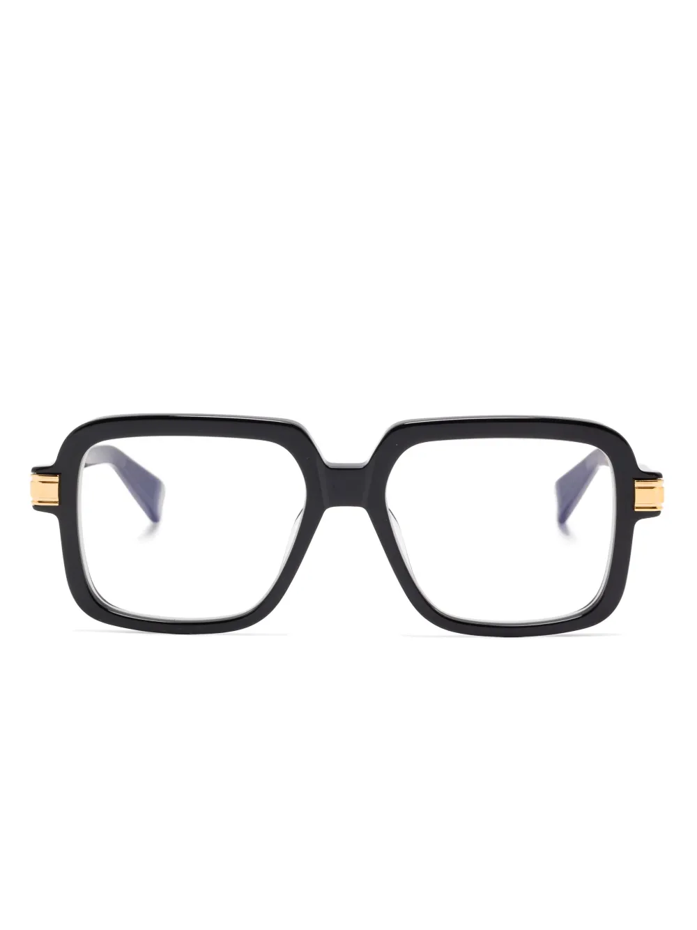 Balmain Eyewear lunettes de vue à logo gravé | noir | Image 1