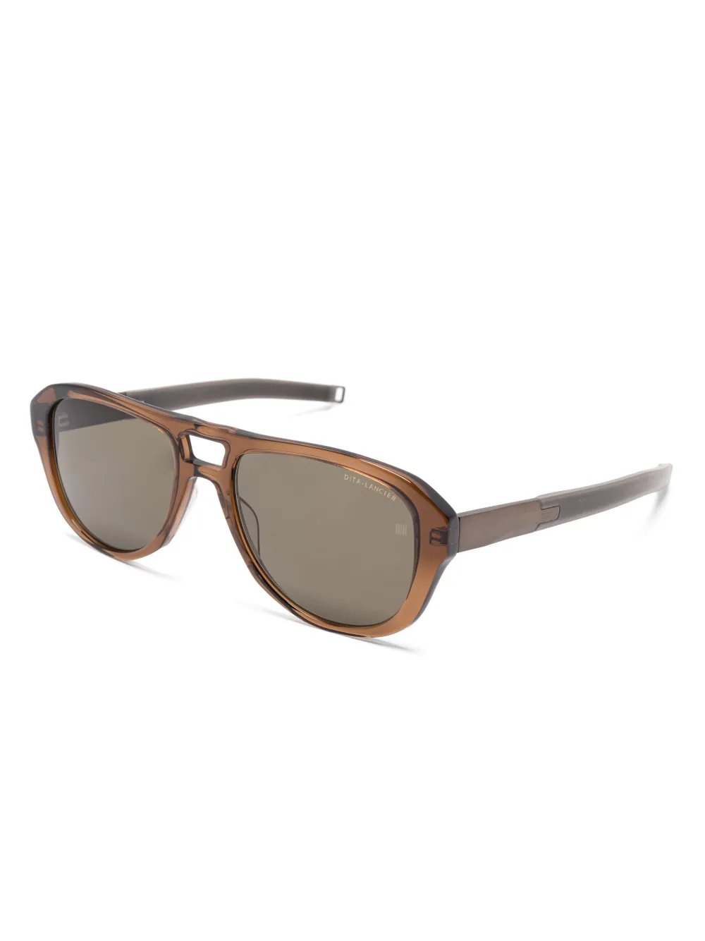 Dita Eyewear Zonnebril met piloten montuur - Bruin