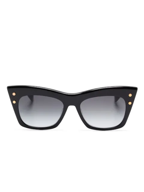 Balmain Eyewear lentes de sol con logo grabado