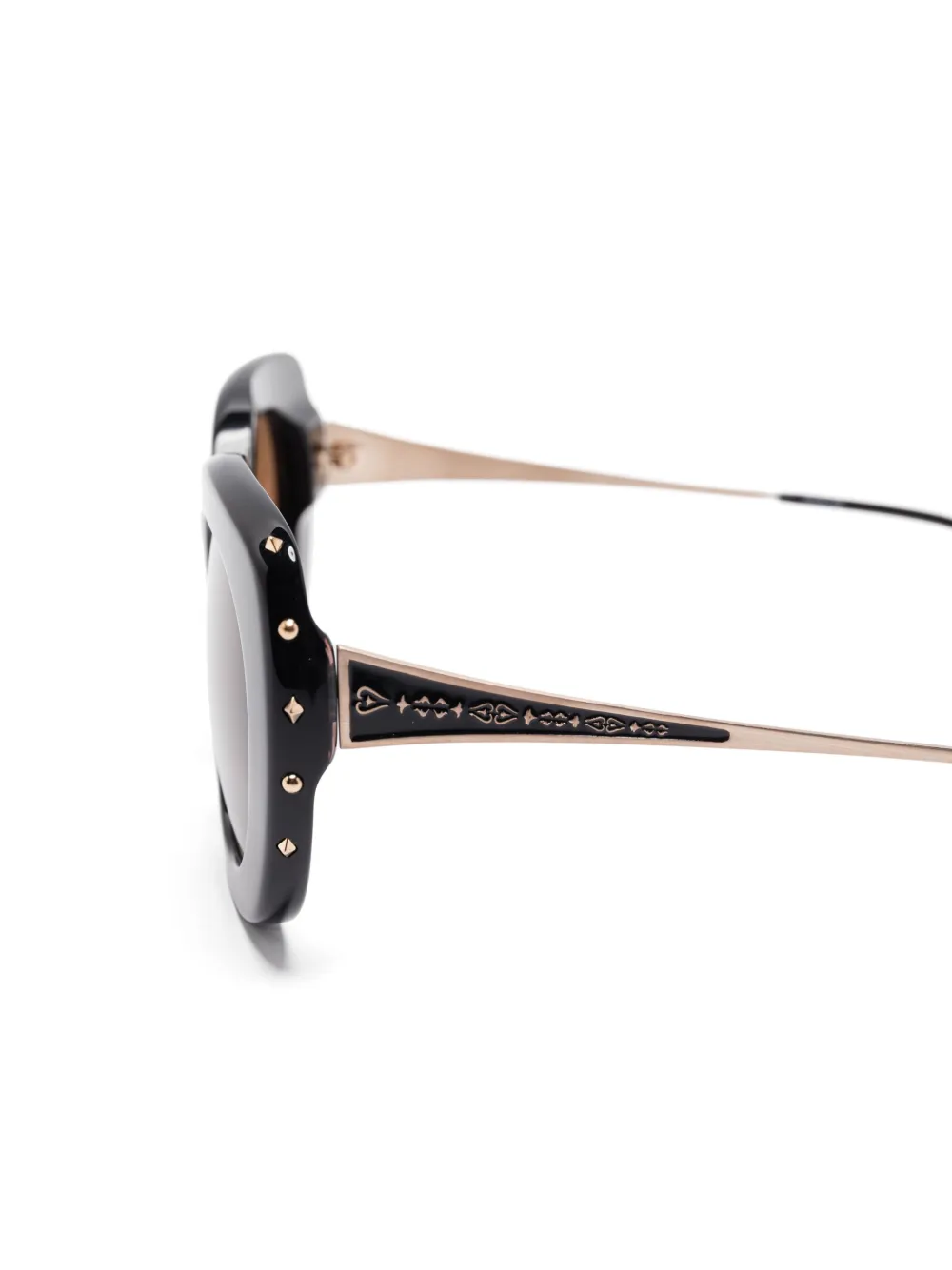 Matsuda Bril met oversized montuur Zwart