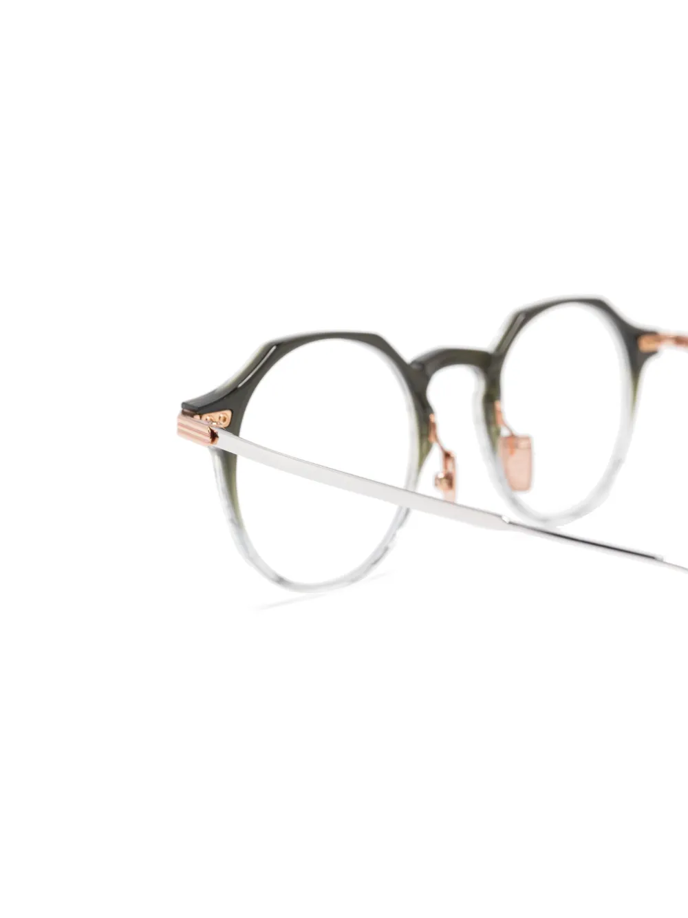 Cutler & Gross Bril met rond montuur Groen