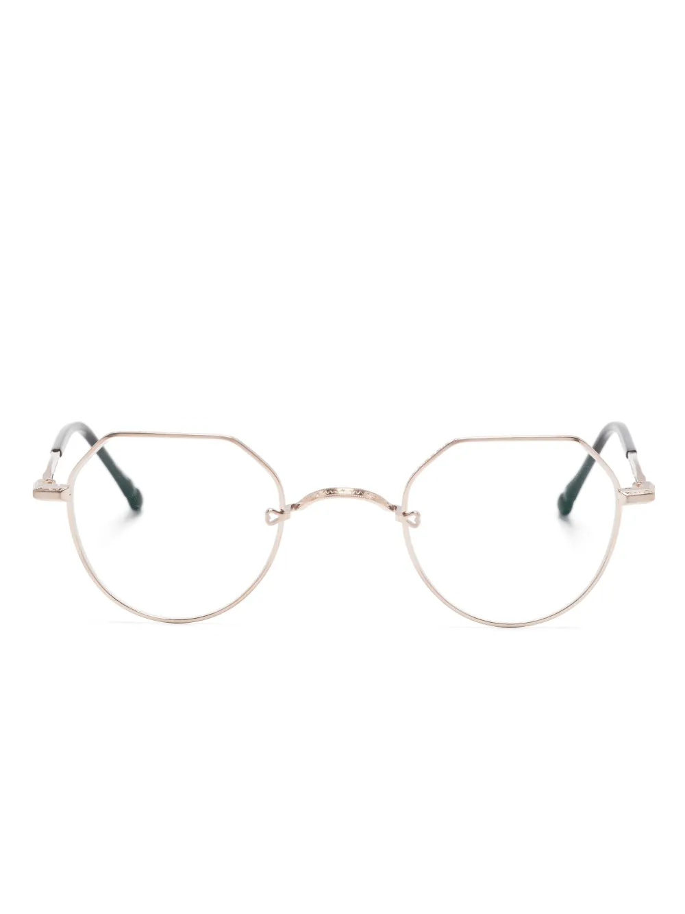 Matsuda geometric-frame glasses | Gold | Image 1
