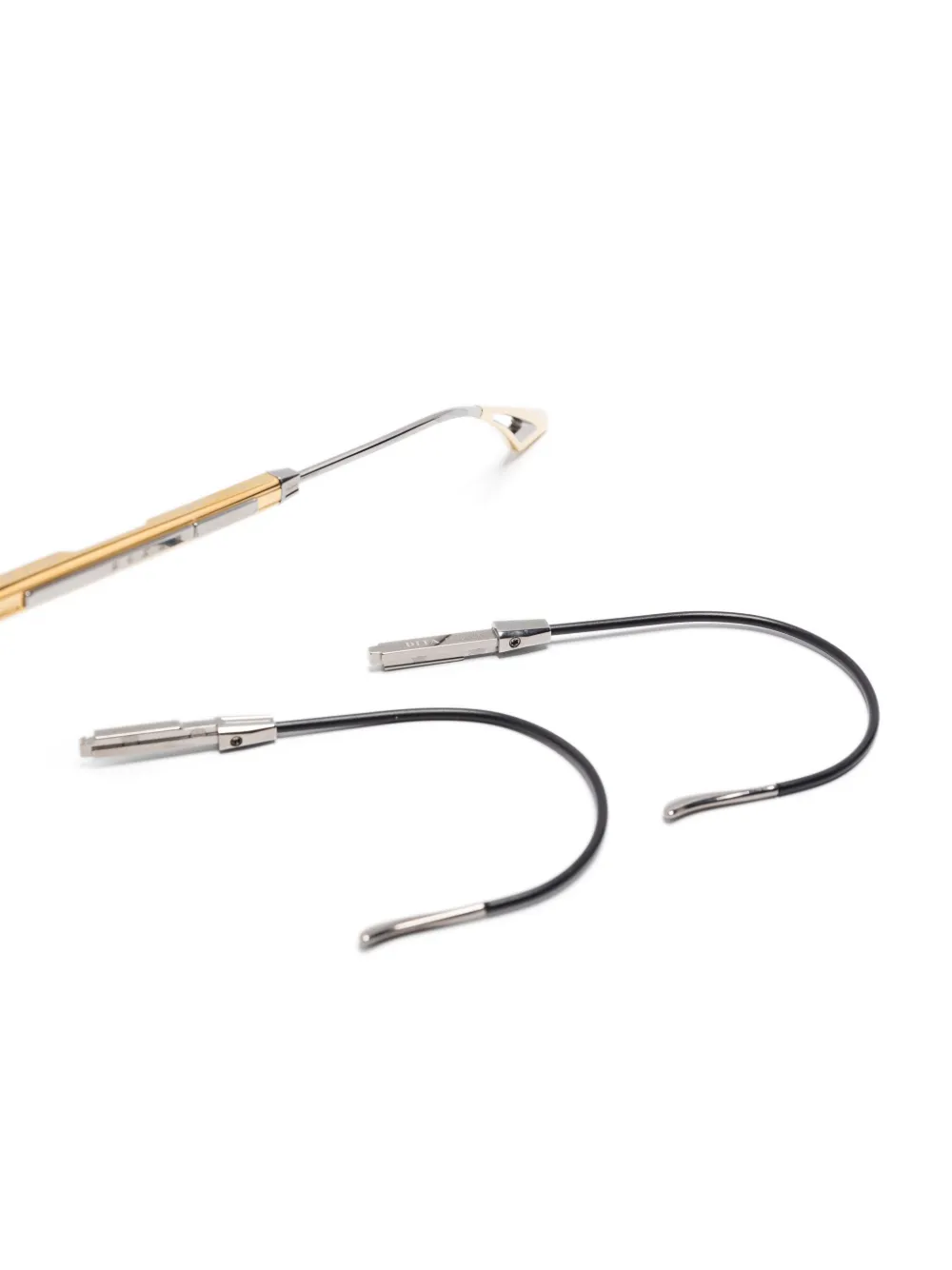Dita Eyewear Zonnebril met rond montuur Goud