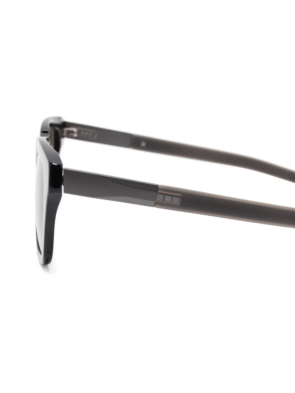 Dita Eyewear Zonnebril met vierkant montuur Zwart