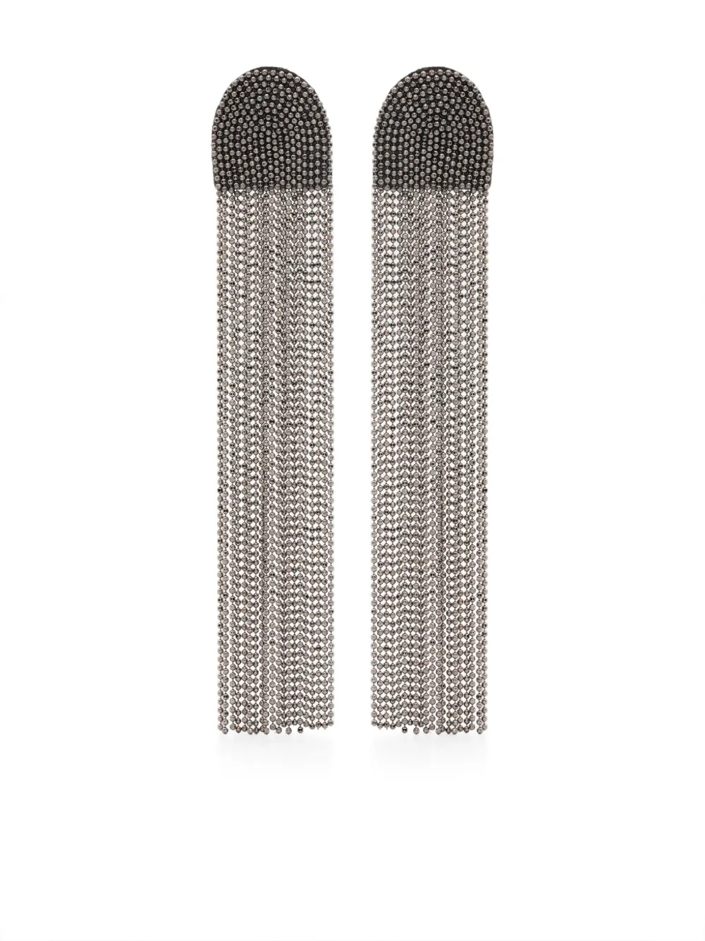 drop-design earrings