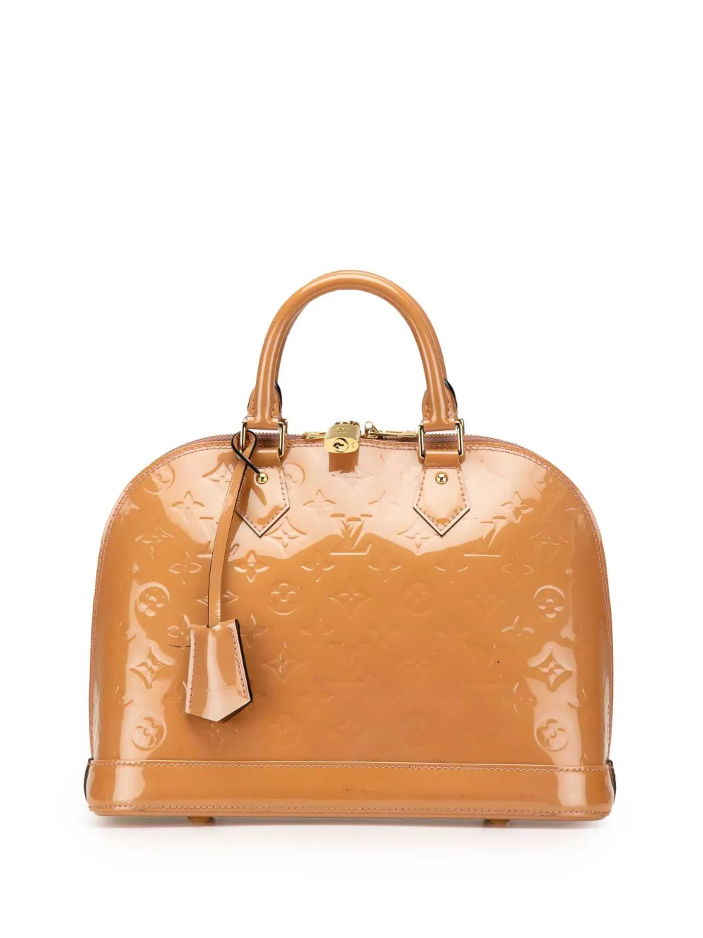 Pre-owned Louis Vuitton 2012 Monogram Vernis Alma Pm Satchel