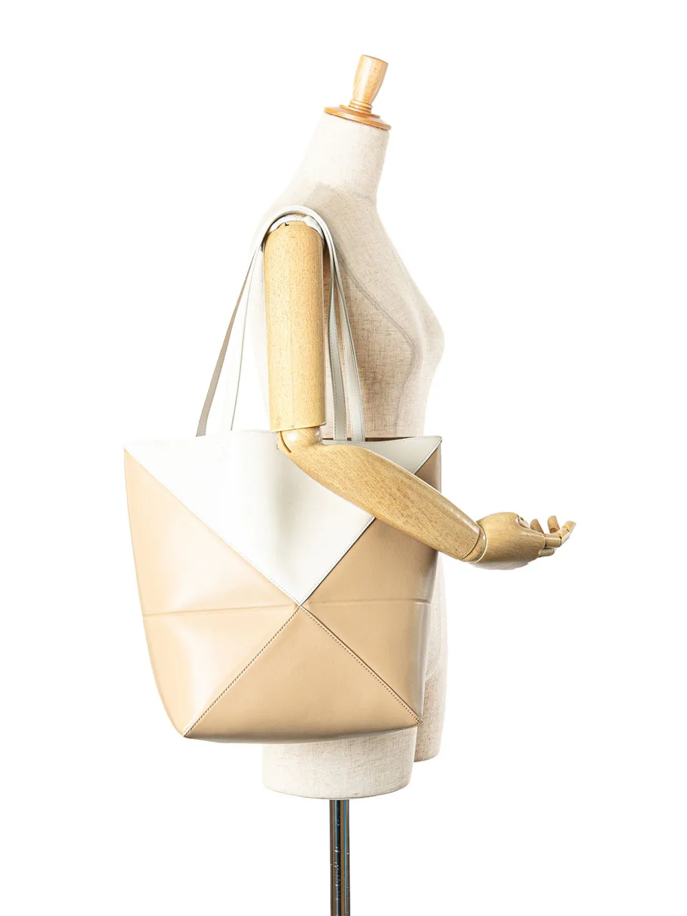 Loewe Pre-Owned 2010-2024 Medium Bicolor Shiny Calfskin Puzzle Fold tote bag | Pre-Owned | Image 2