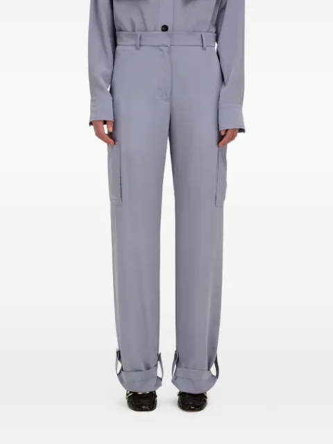 Ferragamo cargo pocket cuffed trousers