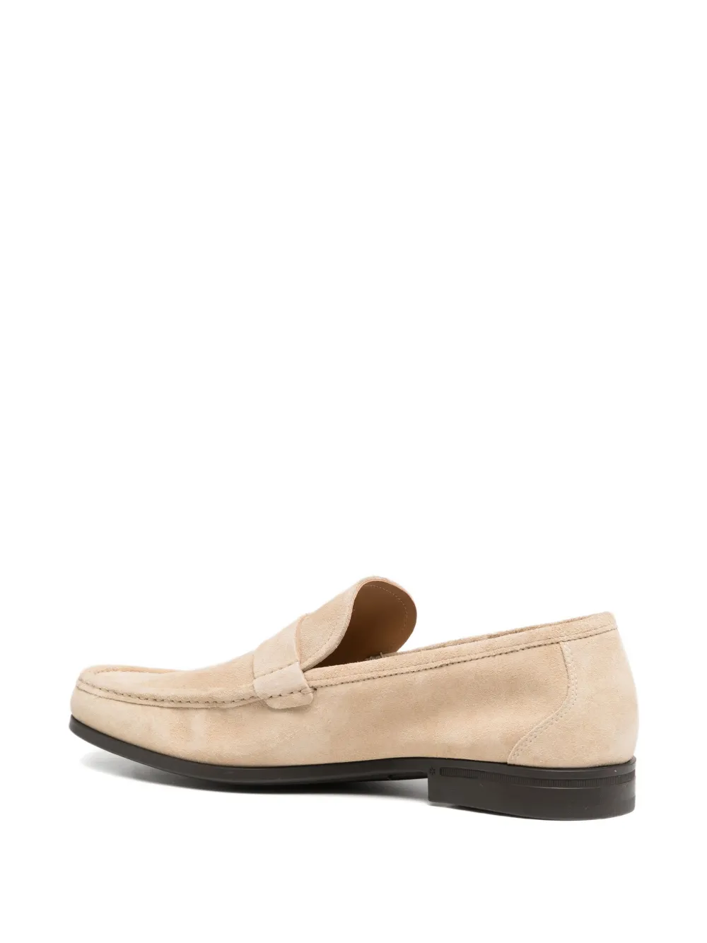 Ferragamo Gancini-ornament Loafers In Neutral