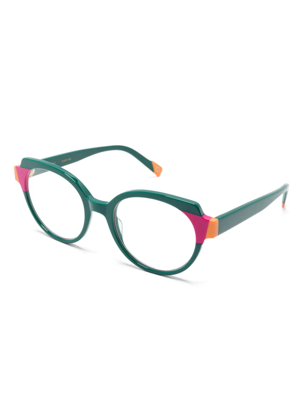 Etnia Barcelona Bril met rond montuur Groen