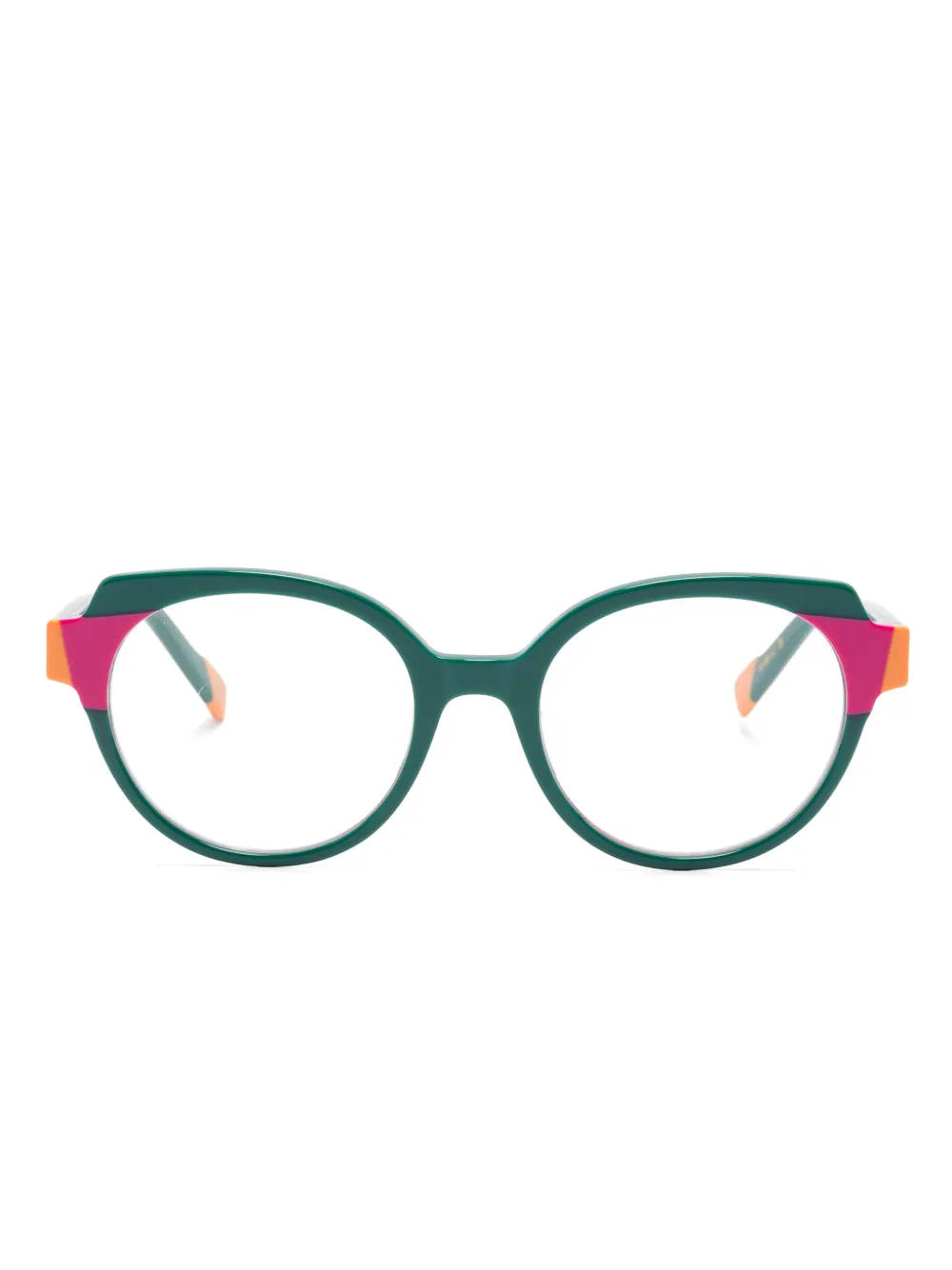 Etnia Barcelona Bril met rond montuur Groen