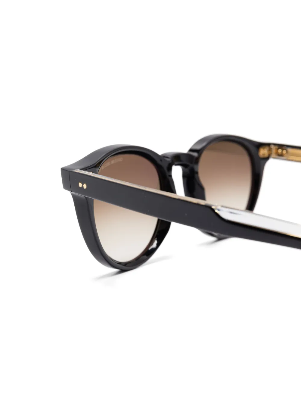 Cutler & Gross Zonnebril met rond montuur Zwart