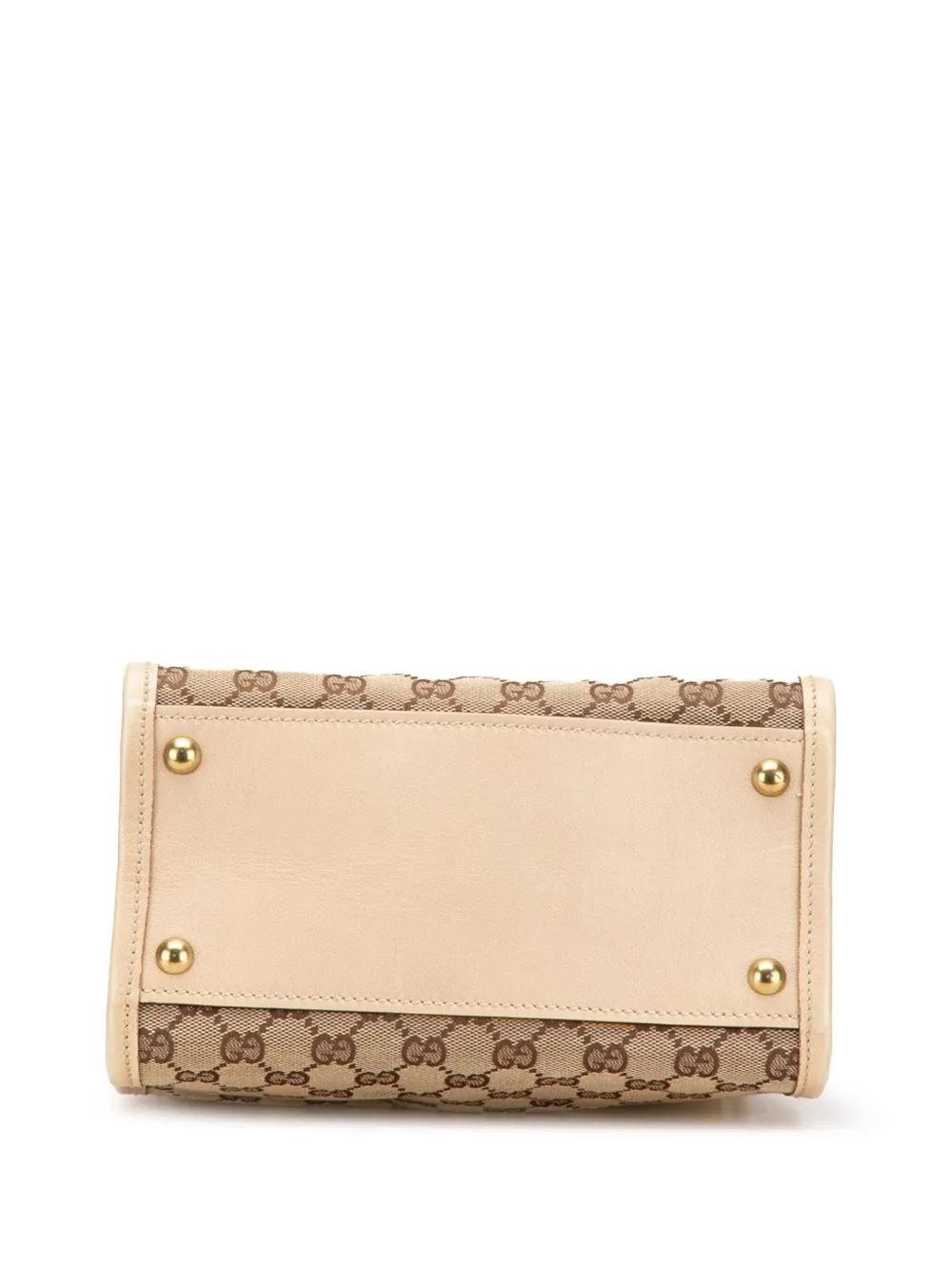 Pre-owned Gucci 2000-2015 Gg Canvas Shoulder Bag In Brown