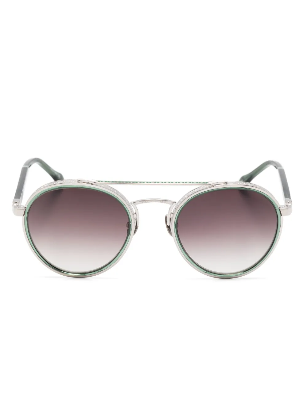 Matsuda round-frame sunglasses | Silver | Image 1