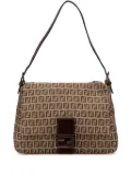 Fendi Pre-Owned 2000-2010 Zucchino Canvas Mamma Forever shoulder bag - BROWN