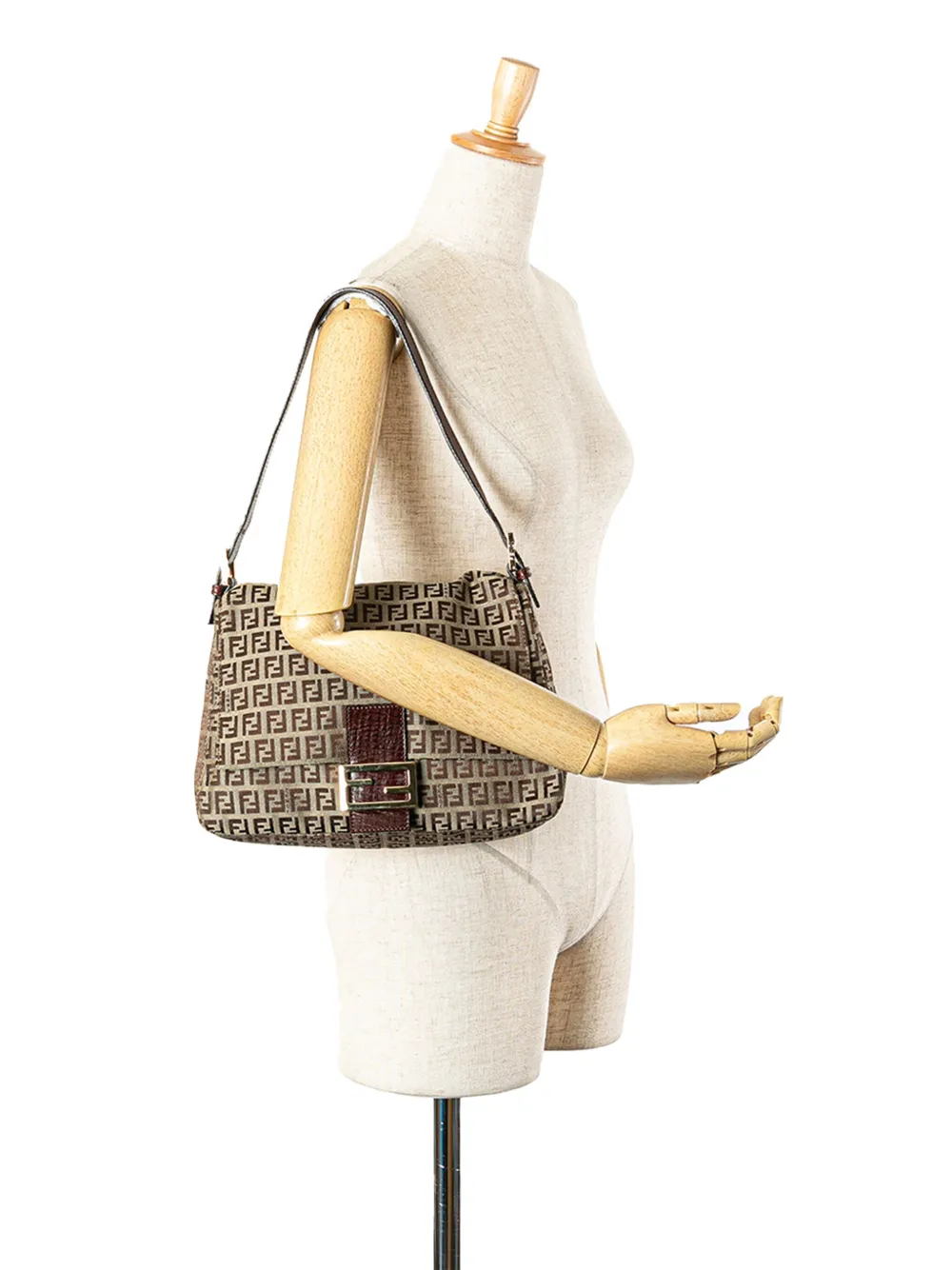 Fendi Pre-Owned 2000-2010 Zucchino Canvas Mamma Forever shoulder bag | Pre-Owned | Image 2
