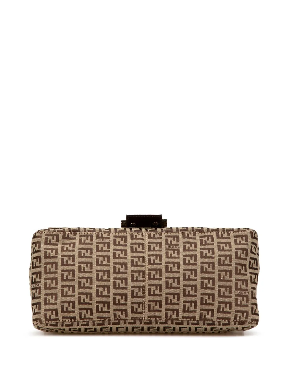 Pre-owned Fendi 2000-2010 Zucchino Canvas Mamma Forever Shoulder Bag