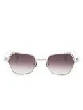 Matsuda geometric-frame sunglasses - Silver