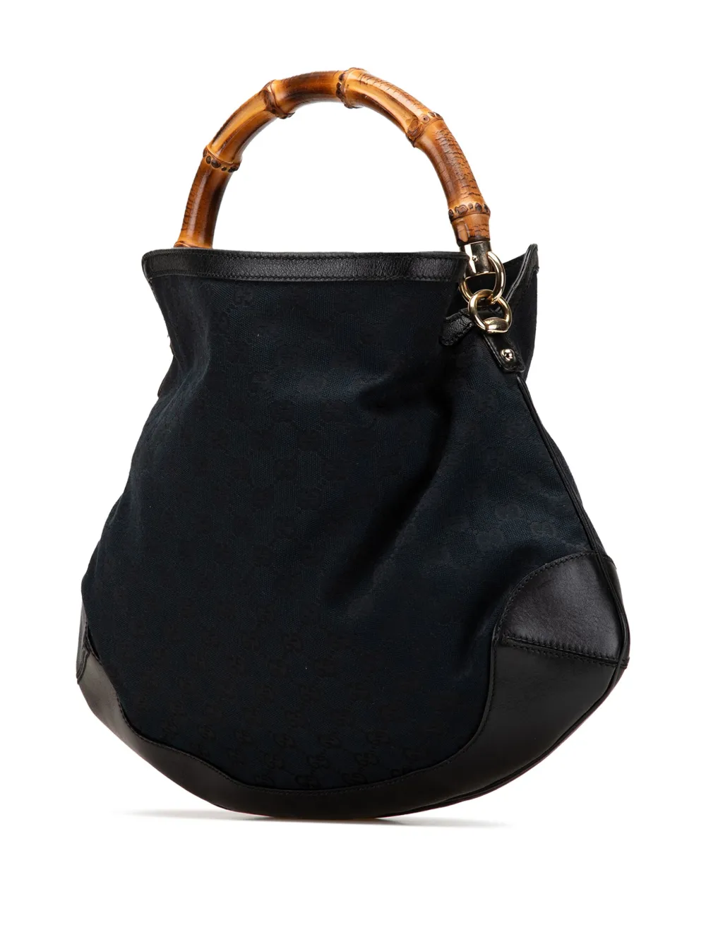 Pre-owned Gucci 2000-2015 Gg Canvas Peggy Satchel In Blue
