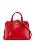 Prada Pre-Owned 2010-2024 Small Saffiano Vernice Promenade satchel - Red