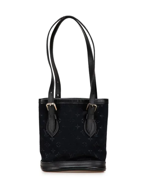 Louis Vuitton Pre-Owned 2001 Monogram Mini Satin bucket bag