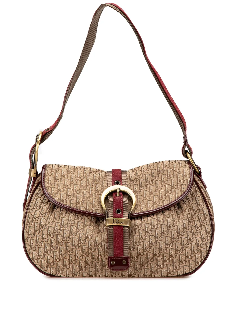 Christian Dior Pre-Owned 2007 ディオリッシモ トロッター キャンバス ショルダーバッグ - ブラウン Christian Dior Pre-Owned 2007 ディオリッシモ トロッター キャンバス ショルダーバッグ - ブラウン
